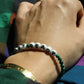 GET READY bracelet in malachite