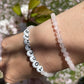 Together bracelet in rose quartz