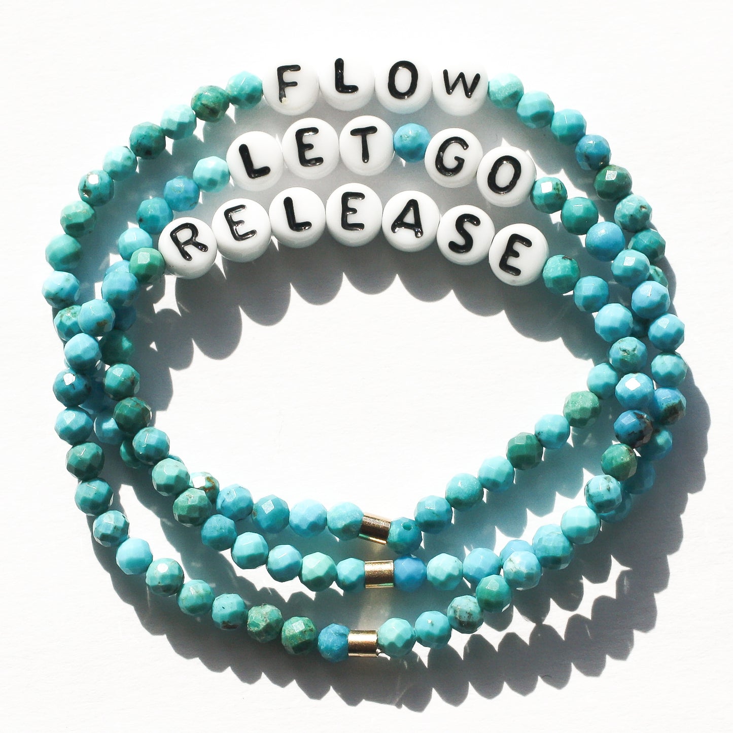 LET GO in Turquoise